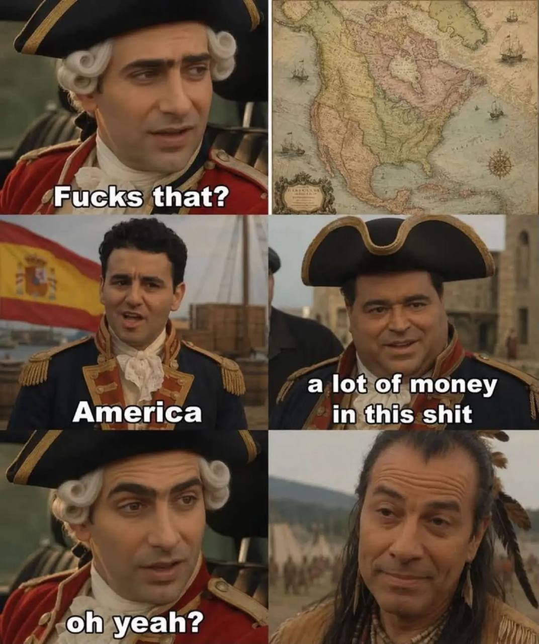Fucks that? а lot of money America in this shit yeah?