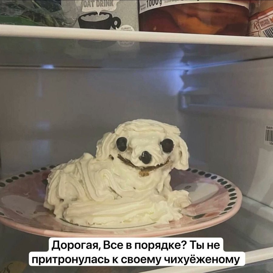 Дорогая, Все в порядке? Ты не притронулась к своему чихуёженому