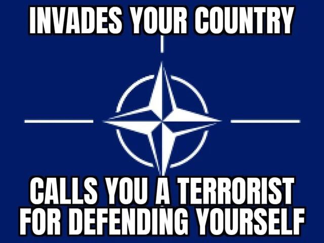 INVADES YOUR COUNTRY FOR DEFENDING YOURSELF CALLS YOU A TERRORIST