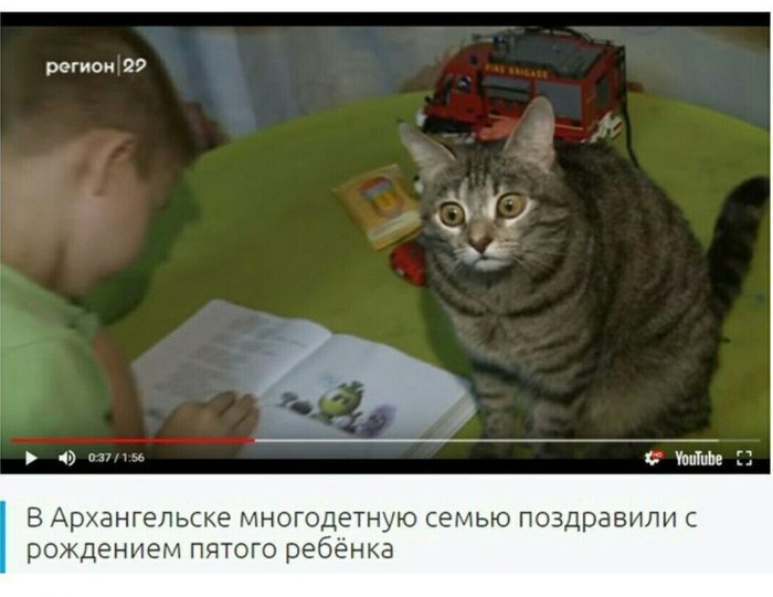 регион 22 В Архангельске многодетную семью поздравили с рождением пятого ребёнка
