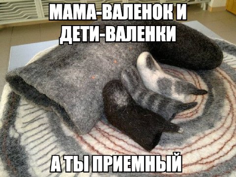 МАМА-ВАЛЕНОК И ДЕТИ-ВАЛЕНКИ