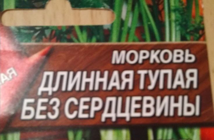 МОРКОВЬ ИННАЯ ТУПАЯ БЕЗ СЕРДЦЕВИНЫ a
