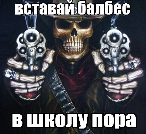 вставайбалбес TO в школу пора