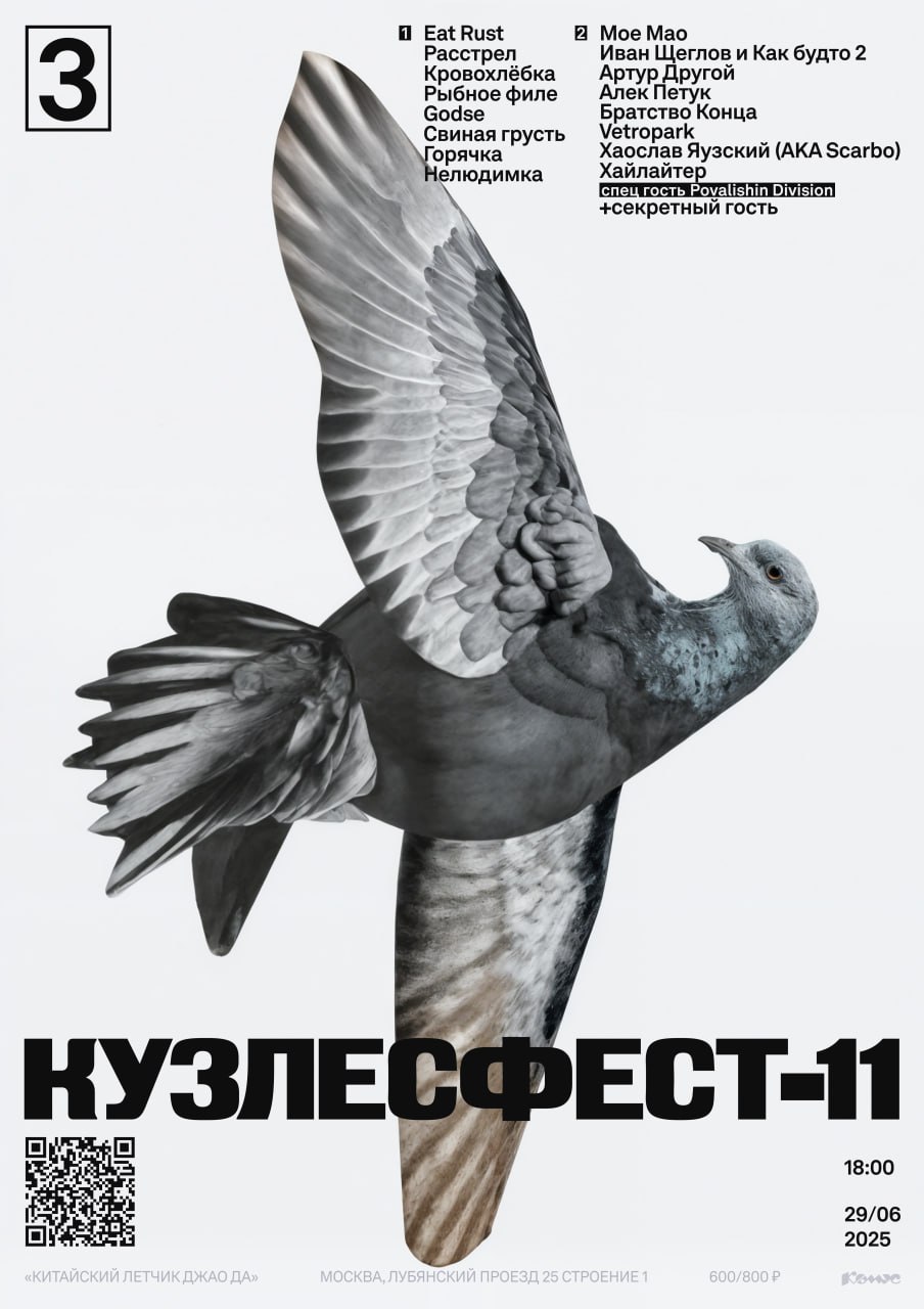 Чайки летают низко над Кузьминским лесом, но это ещё не фест… это тизер, который либо стал частью феста, либо не стал, а цифры 11. Под чайками между деревьев забрёл Артём Голубь, прогулка по лесу – ср