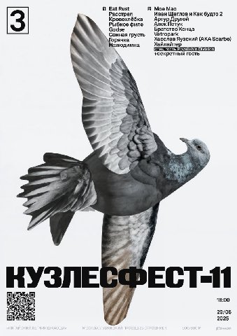 Чайки летают низко над Кузьминским лесом, но это ещё не фест… это тизер, который либо стал частью феста, либо не стал, а цифры 11. Под чайками между деревьев забрёл Артём Голубь, прогулка по лесу – ср
