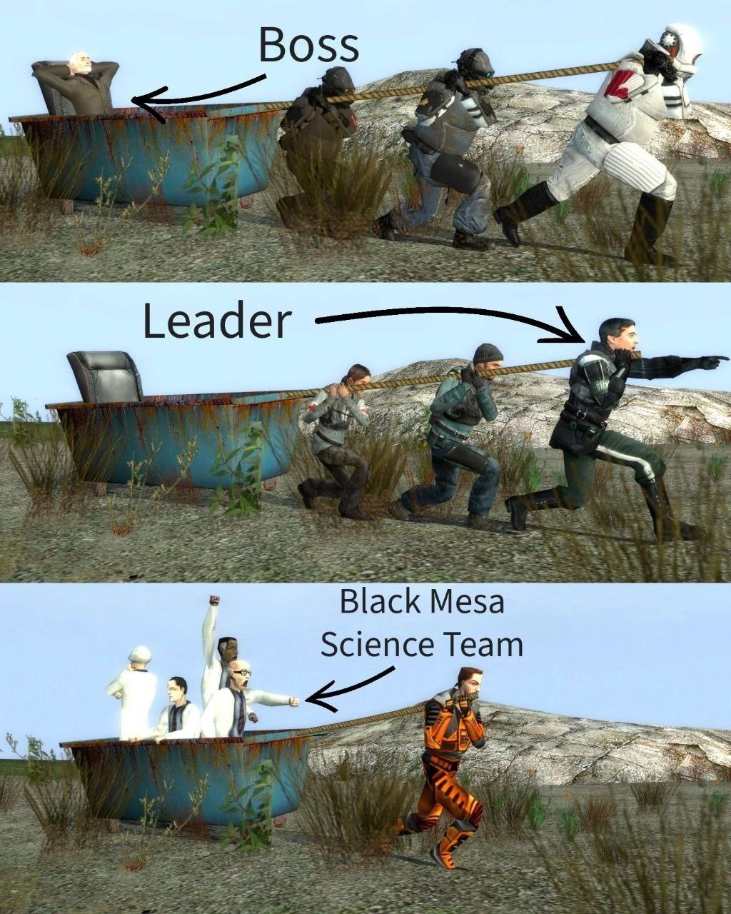Boss Leader Science Team 7 у