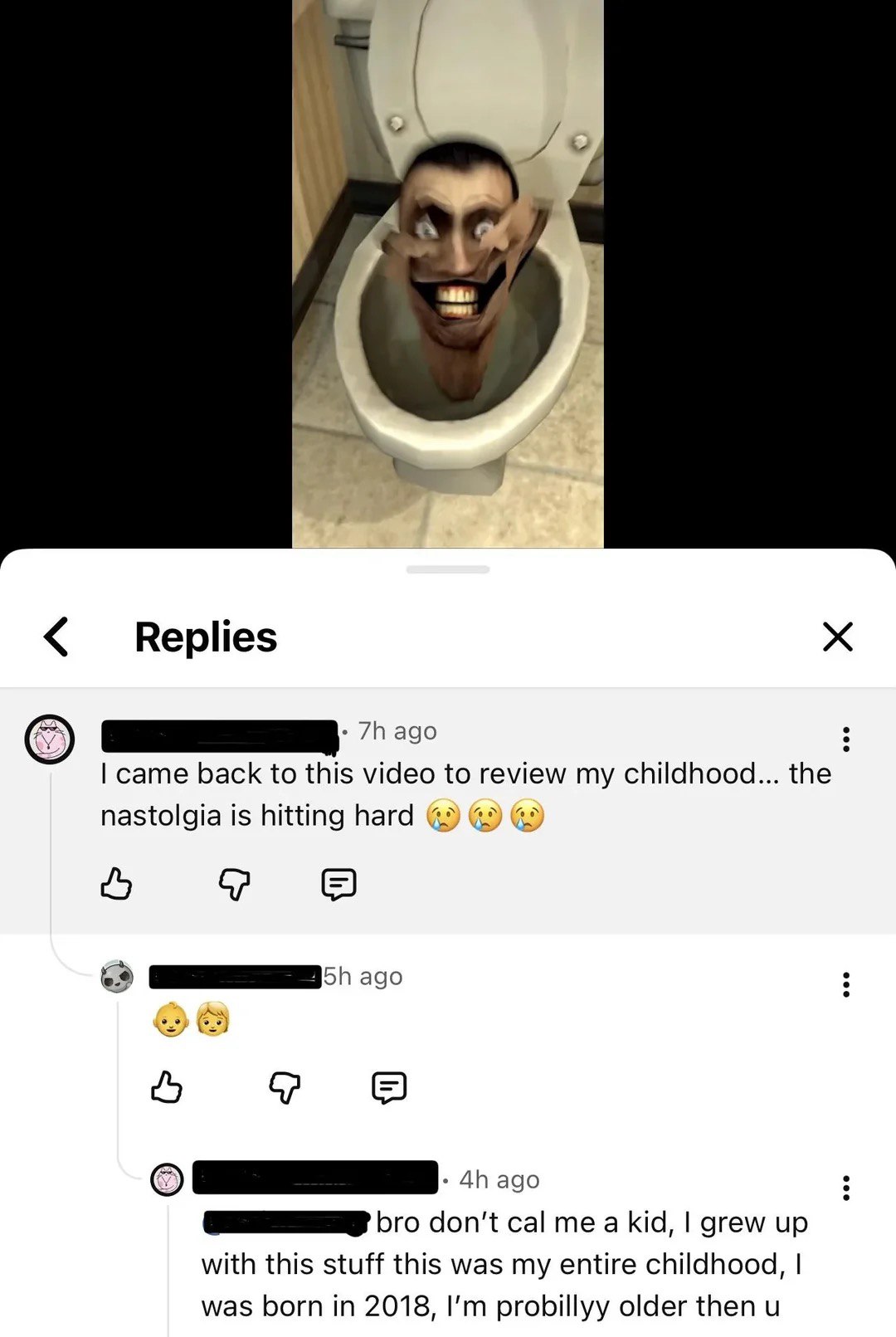 Replies ago came back to this video to review my childhood the nastolgia is hitting hard В ago don't cal mea kid, grew up with this stuff this was my entire childhood, was born in 2018, probillyy olde
