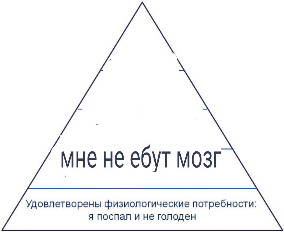 мне не ебут мозг я поспал и не голоден