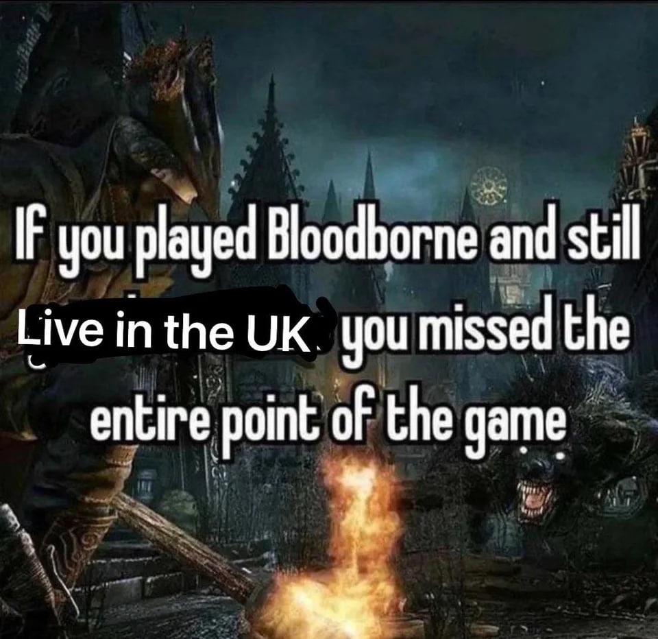IF you played Bloodborne and still Live in the you missed the entire point of the game