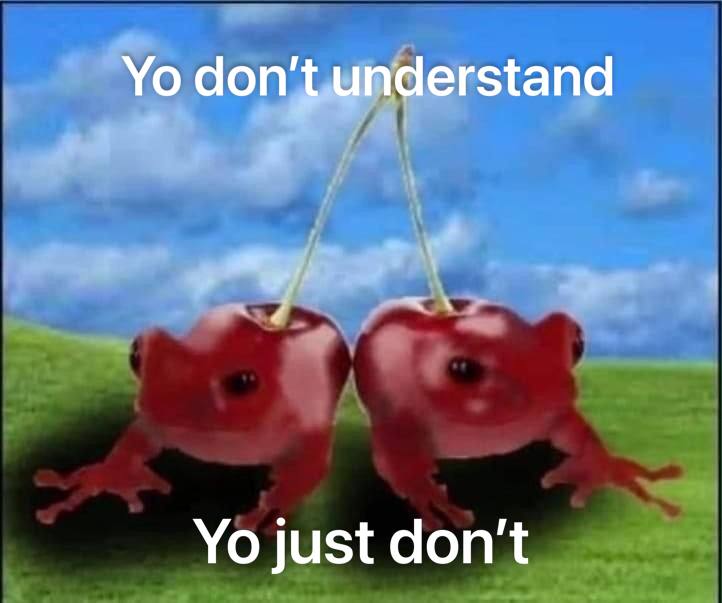 don't understand just don't