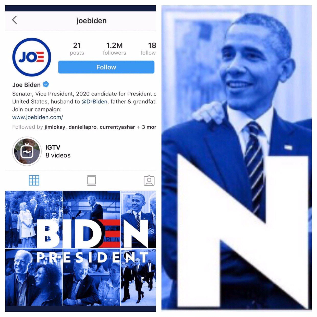 joebiden 2 21 18 2 Joe Biden С Senator, Vice President, 2020 candidate for President с United States, husband to @DrBiden, father grandfat! Join our campaign: www.joebiden.com/ jimlokay, daniellapro, 