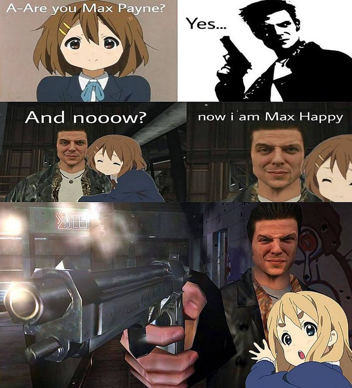 А-Аге you Мах Раупе? And nooow? now i Max Happy 4.