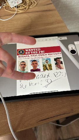 We got a signed autograph from Mikhail Pavlovich Matveev - an individual listed on FBI's Most Wanted.

Thank you, Mr. Matveev!