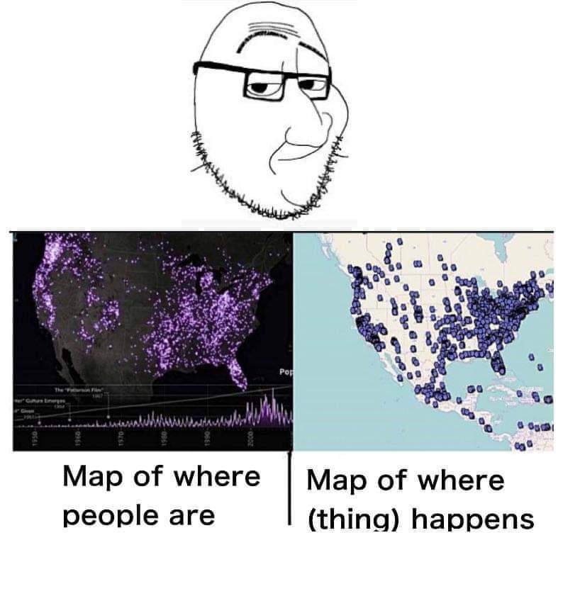 $29 4 Por 60° Map of where Map of where people are (thing) happens