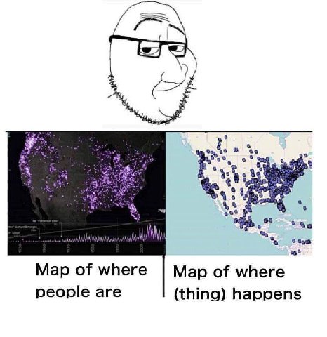 $29 4 Por 60° Map of where Map of where people are (thing) happens