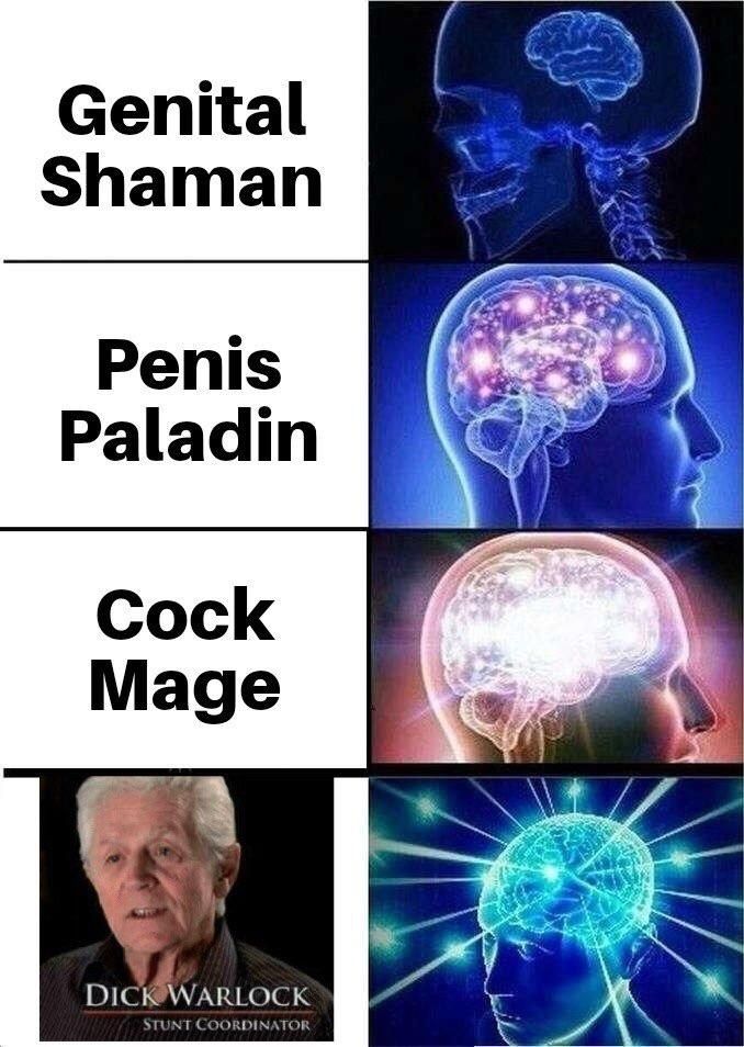 Genital Shaman Penis Paladin Cock К STUNT COORDINATOR