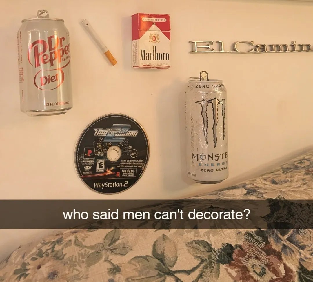who said men can't decorate?