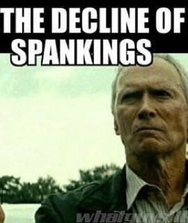 THE DECLINE OF SPANKINGS