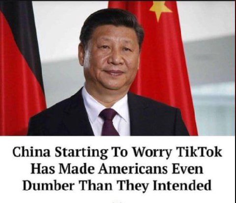 China Starting To Worry TikTok Has Made Americans Even Dumber Than They Intended