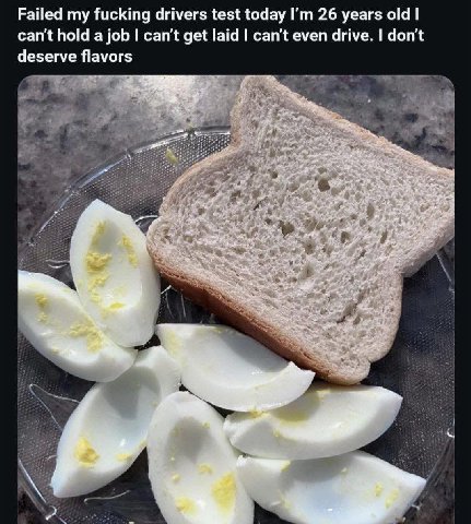 Failed my fucking drivers test today 26 years old can't hold a job can't get laid can’t even drive. don't deserve flavors