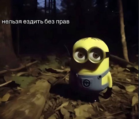 нельзя ездить без прав