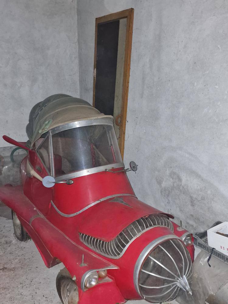 some guy from my town made this car in 1959 and called it the "Valjevo Rocket". he managed to pass inspections and got it registered, he drove it until 1969 and since then it was in a garage, lost and