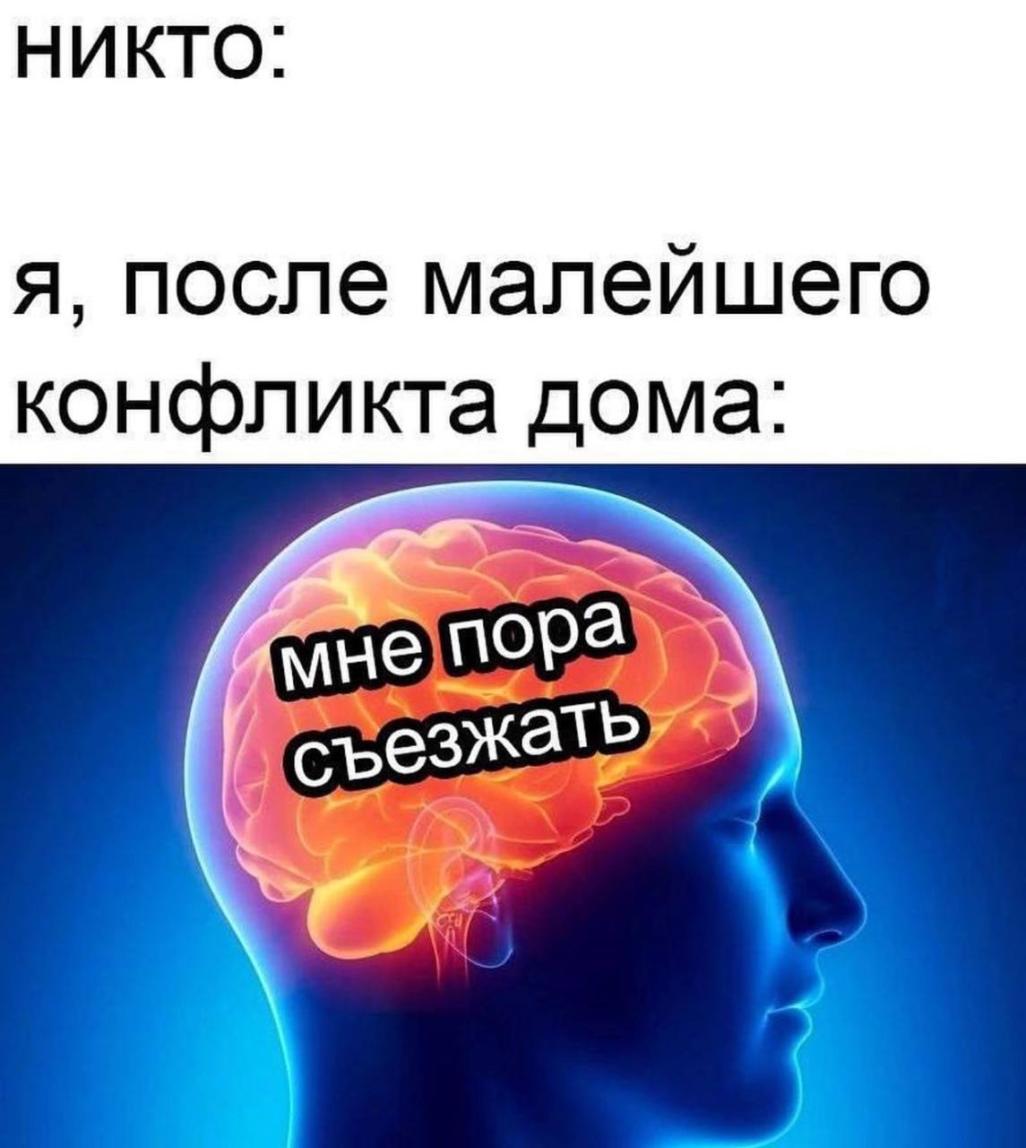 НИКТО: я, после малейшего конфликта дома: