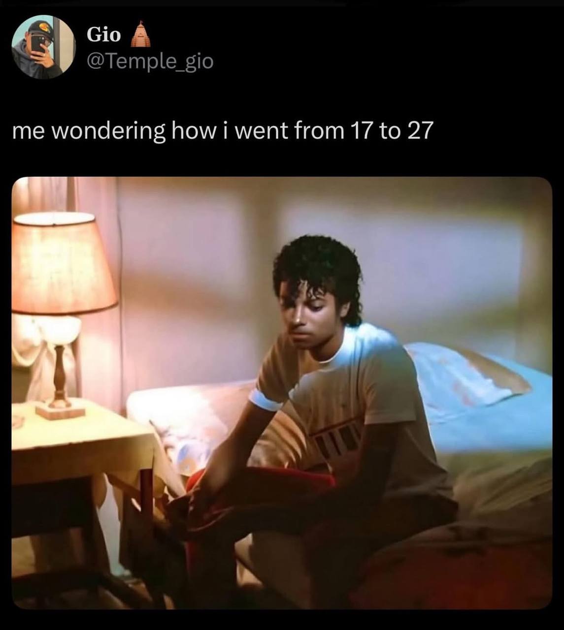 Gio A me wondering how i went from 17 to 27
