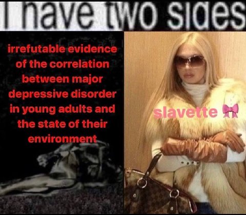 irrefutable evidence of the correlation Majol essive i in young adults and the state of their 4 7 7 environment и 4A on у “a 6 1