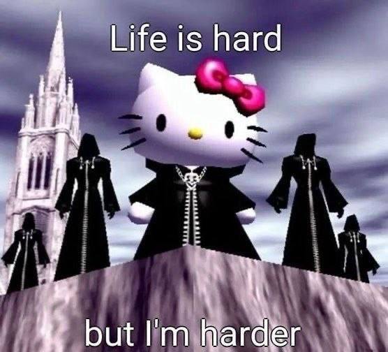 Life is hard but harder