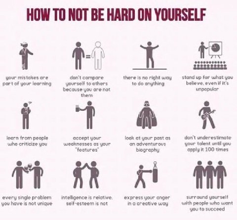 your mistokes are don't compare there is no right way stand up for what you port of your learning yourself to others to anything believe. even if it’s becouse you ore not unpopulor them 8 leorn from p