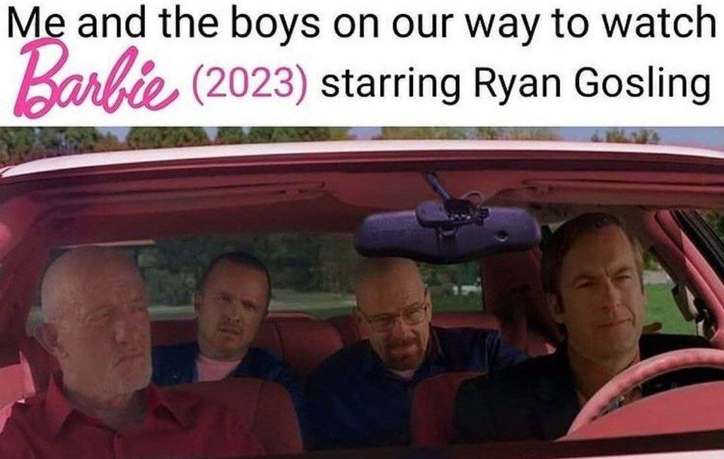 and the boys our way to watch (2023) starring Ryan Gosling