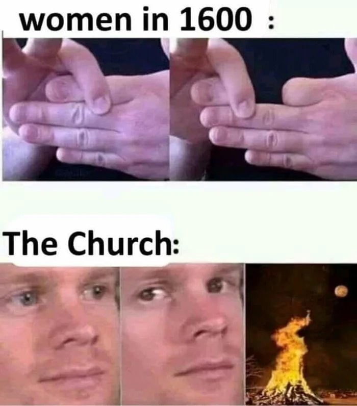 women in 1600 The Church: