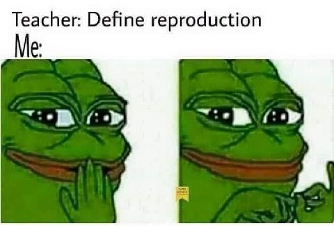 Teacher: Define reproduction