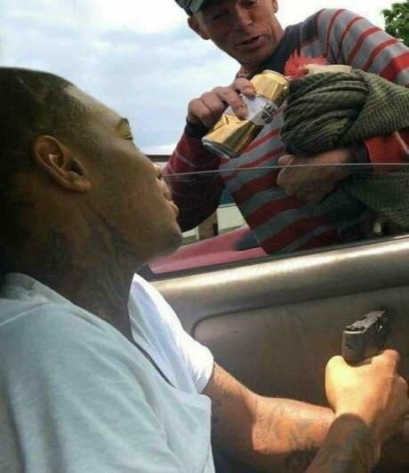 м