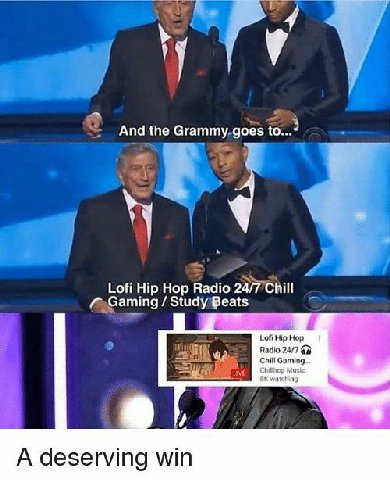 и And the Grammy-goes a Lofi Hip Нор Radio 24/7 Chill Gaming Study Beats Hip Hop Radio 24/7 Chill Gaming A deserving win