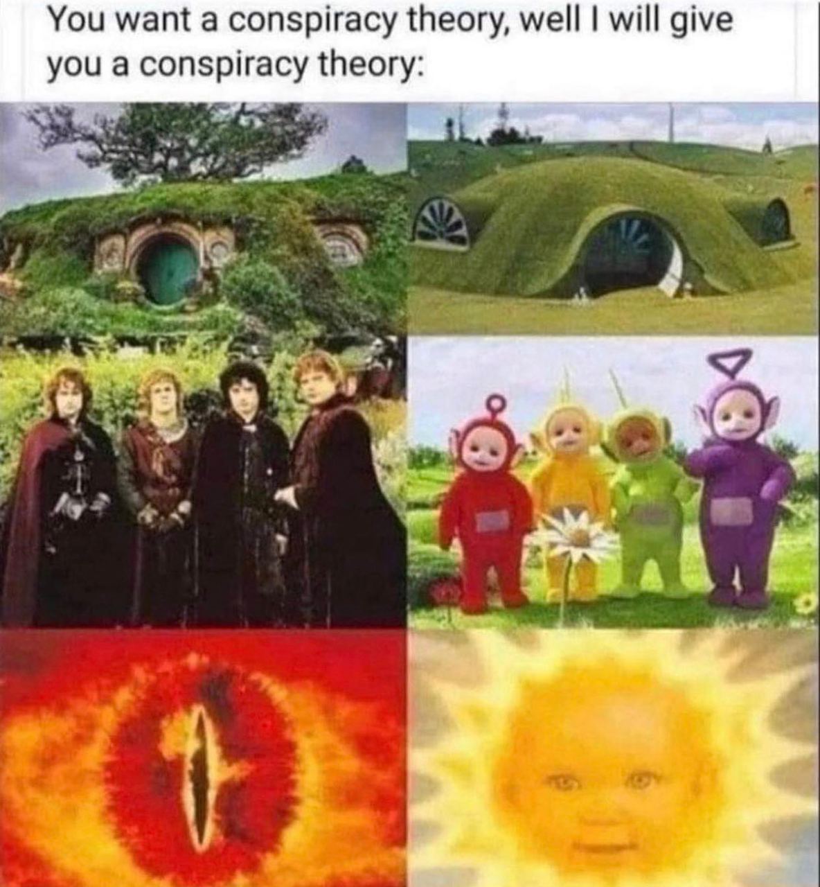 You want a conspiracy theory, well will give you a conspiracy theory: У