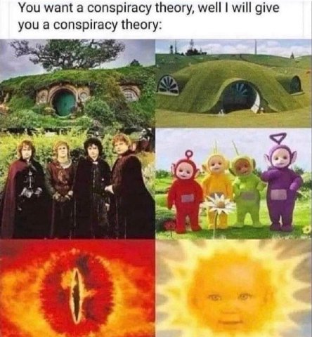 You want a conspiracy theory, well will give you a conspiracy theory: У