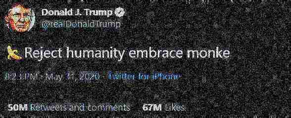 Trump Reject humanity embrace monke GOR and Likes.