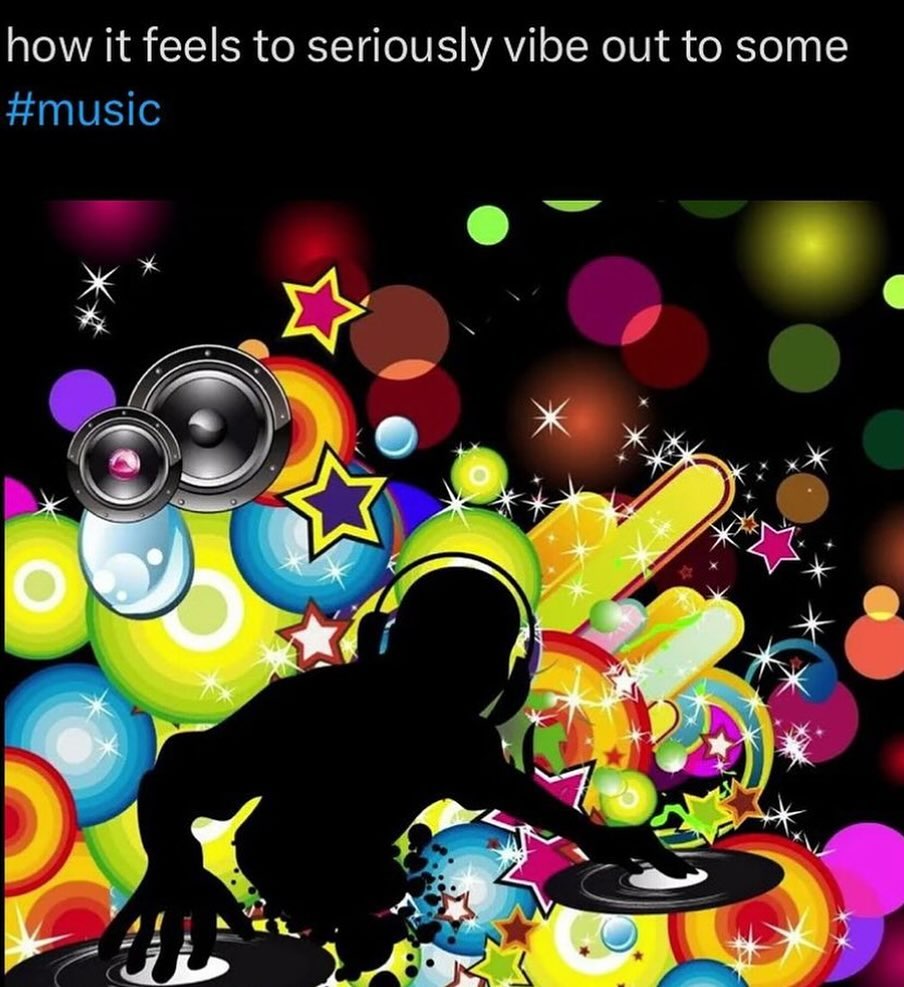 how it feels to seriously vibe out to some