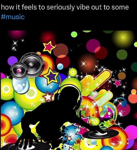 how it feels to seriously vibe out to some