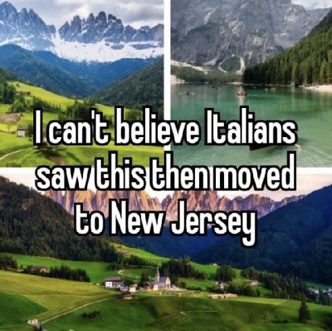 believe Italians New-Jersey