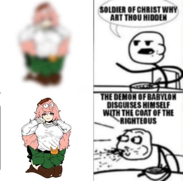 SOLDIER OF CHRIST WHY DISGUISES HIMSELF THE COAT OF THE RIGHTEOUS