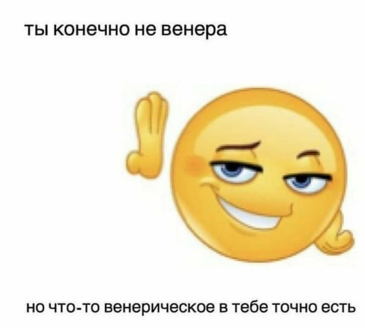 ты конечно не венера 5 но что-то венерическое в тебе точно есть