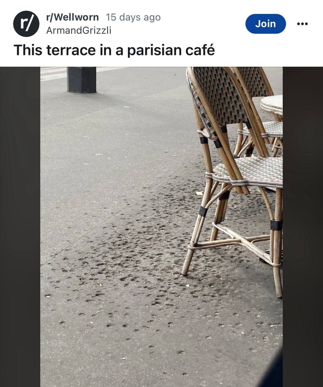 r/Wellworn 15 days ago ArmandGrizzli This terrace а parisian café
