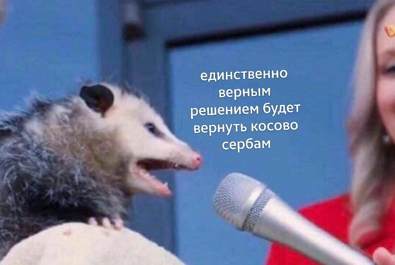 единственно верным решением будет вернуть косово сербам