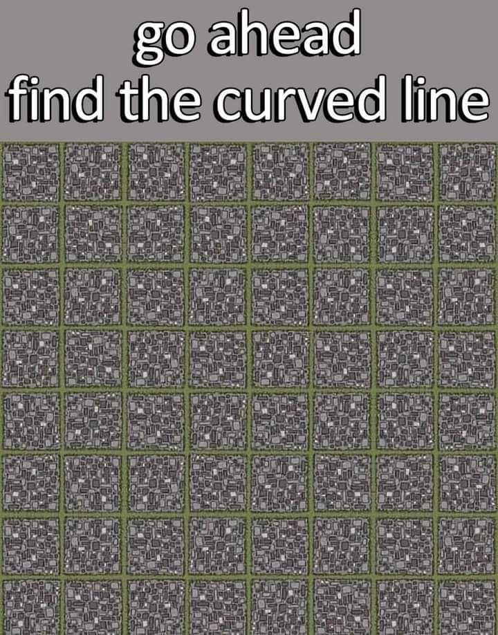 ahead find the curved line
