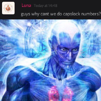 guys why cant we capslock numbers? he. у