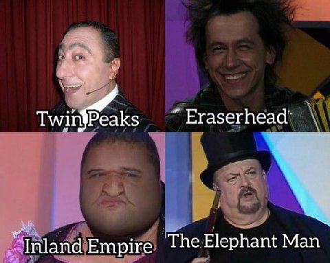 Eraserhead “Inland Empire The Elephant Man