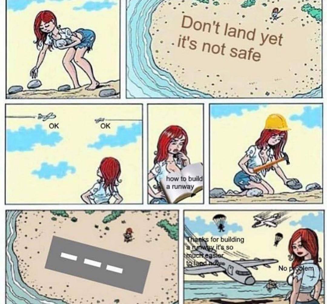 Don it Not aNd yet SSS (А how to build а runway, for building as, No А
